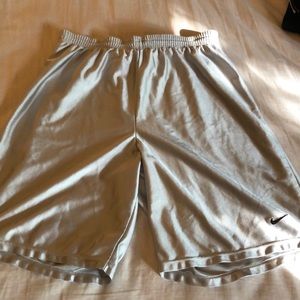 Silver Nike Shorts